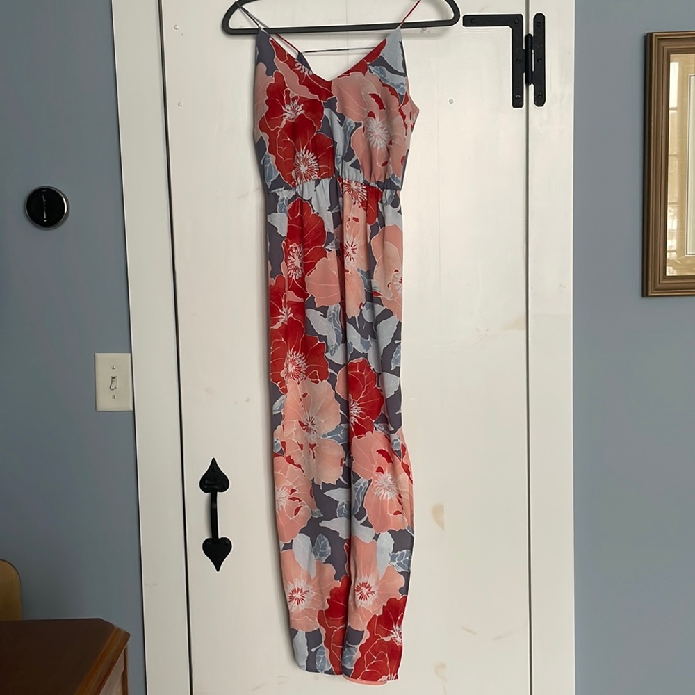 Loft floral, maxi dress. Size 2 petite.